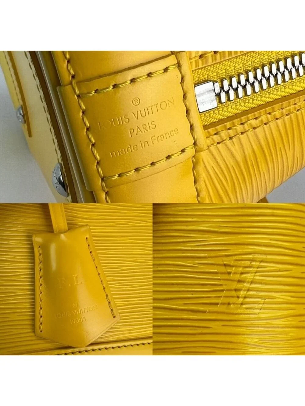 LOUIS VUITTON Alma BB Epi Leather Shoulder Bag